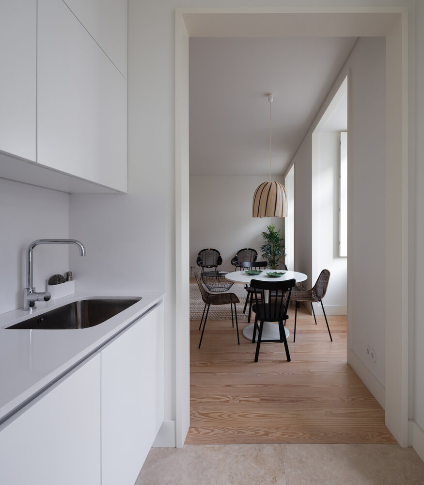 住宅设计，国外住宅设计，葡萄牙，现代风格，Corpo Santo 6公寓，公寓设计