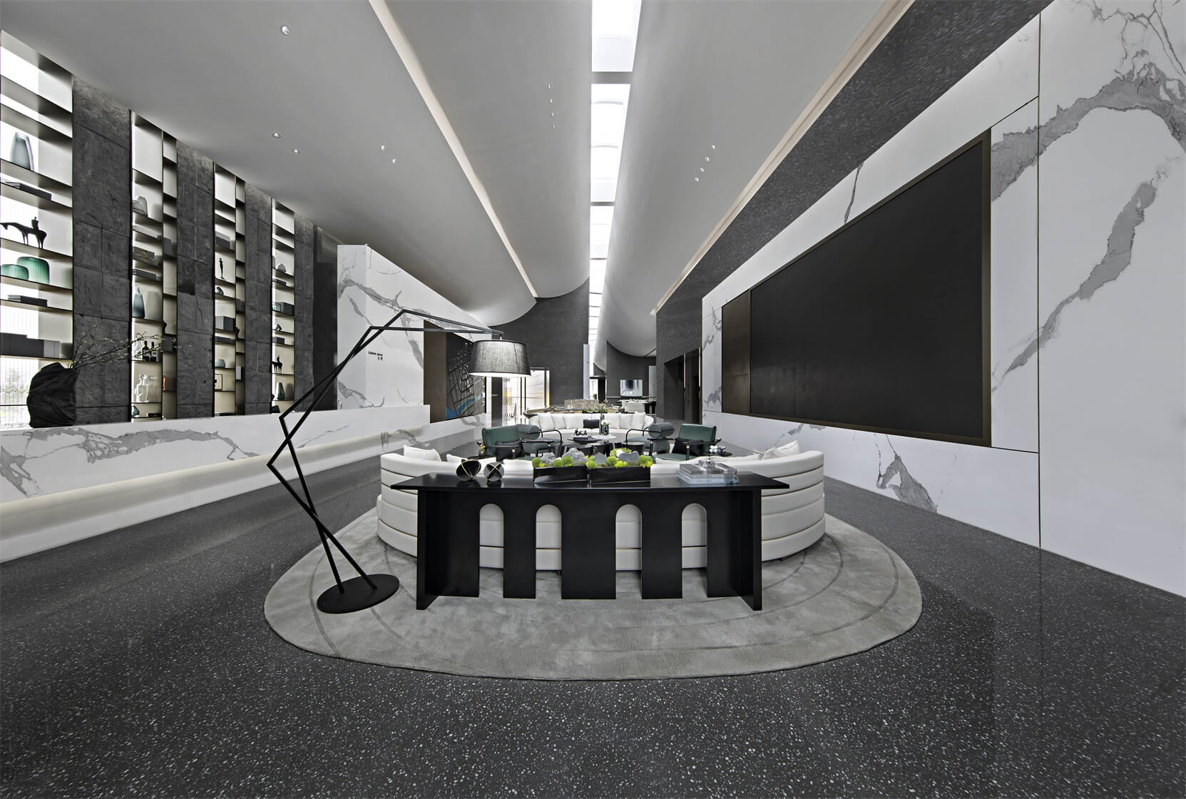 商业空间，售楼中心，G-ART集艾设计，义乌，义乌朝阳门售楼处，绿地香港