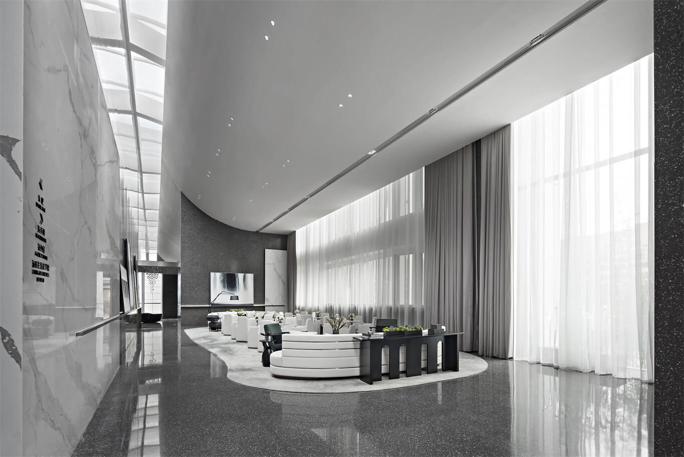 商业空间，售楼中心，G-ART集艾设计，义乌，义乌朝阳门售楼处，绿地香港