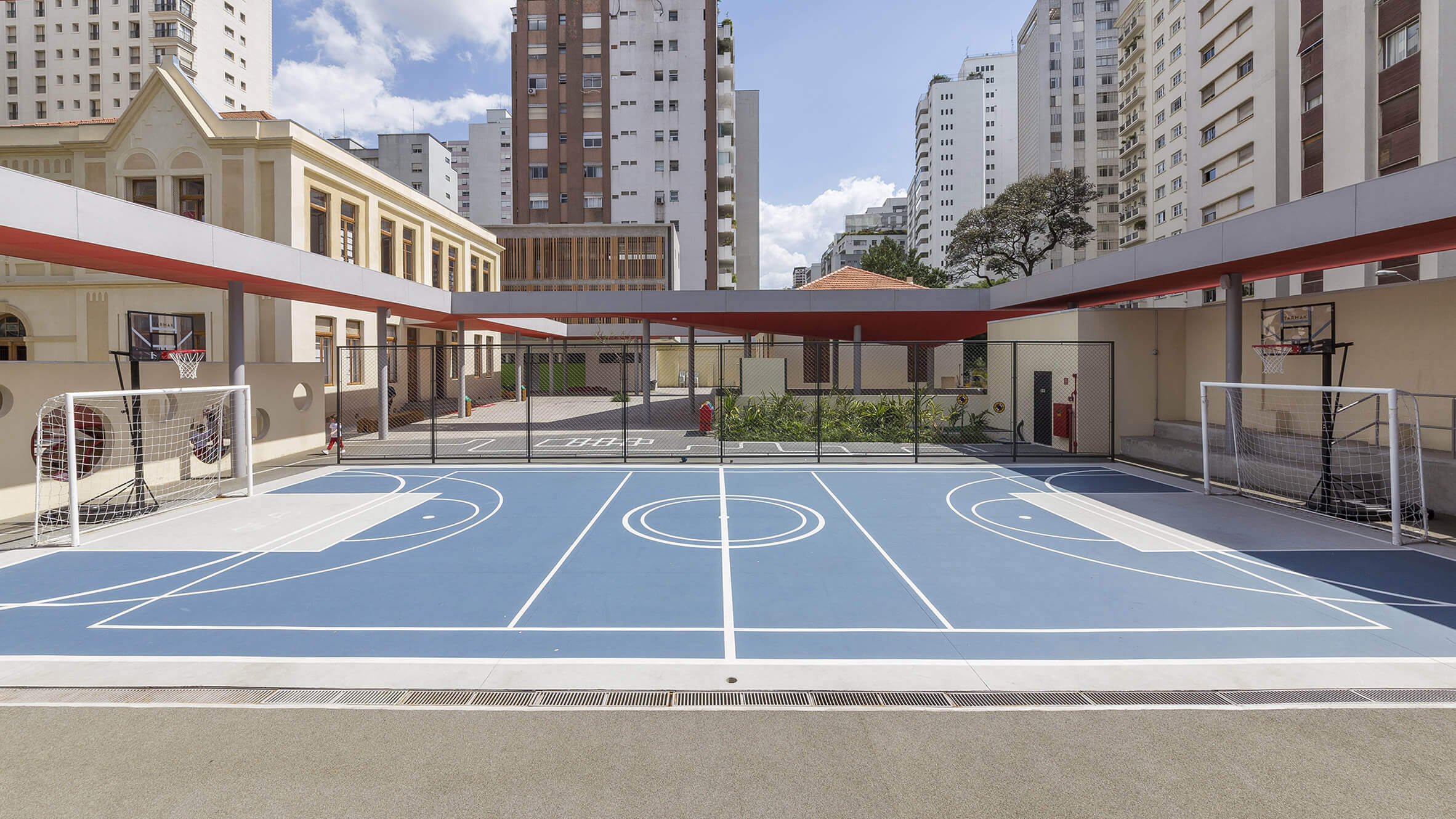建筑改造，教学空间，建筑设计，儿童学校，巴西圣保罗，古老建筑