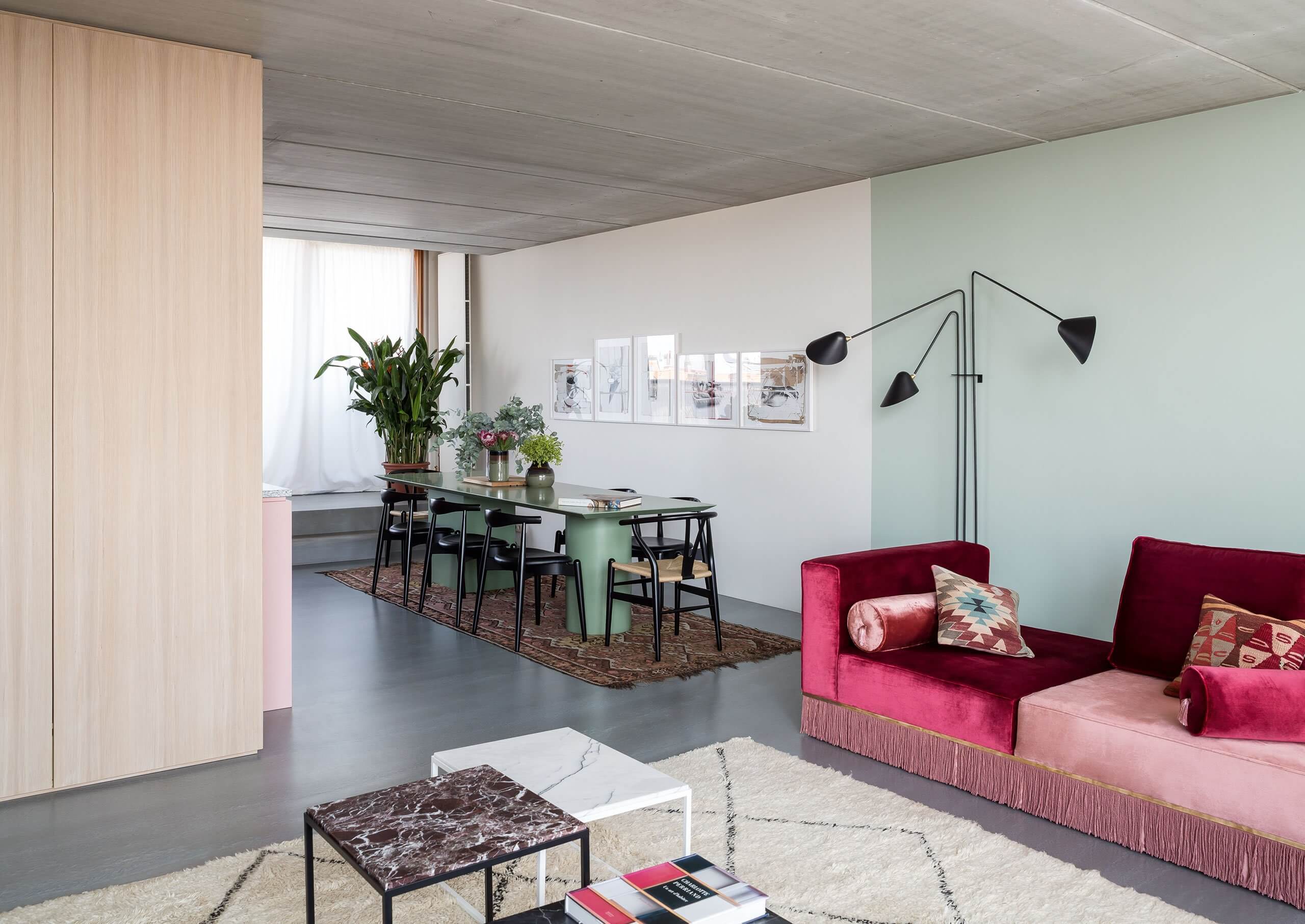 住宅空间，公寓设计，国外住宅空间设计，Ester Bruzkus Architekten，柏林，现代风格