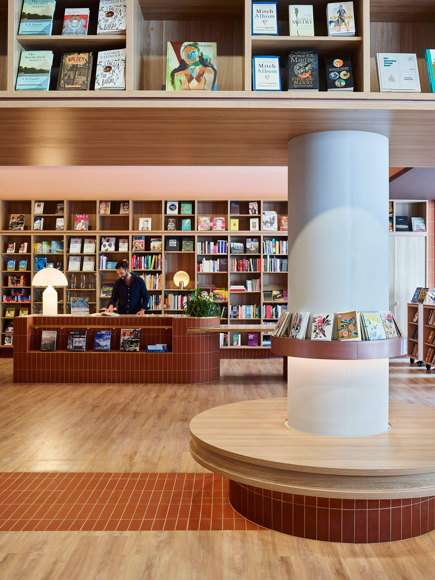 商业空间，书店设计，校园书店，澳大利亚，新南威尔士大学校园书店