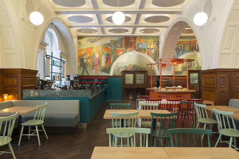 餐饮空间，咖啡馆，建筑改造，伦敦皇家艺术学院
