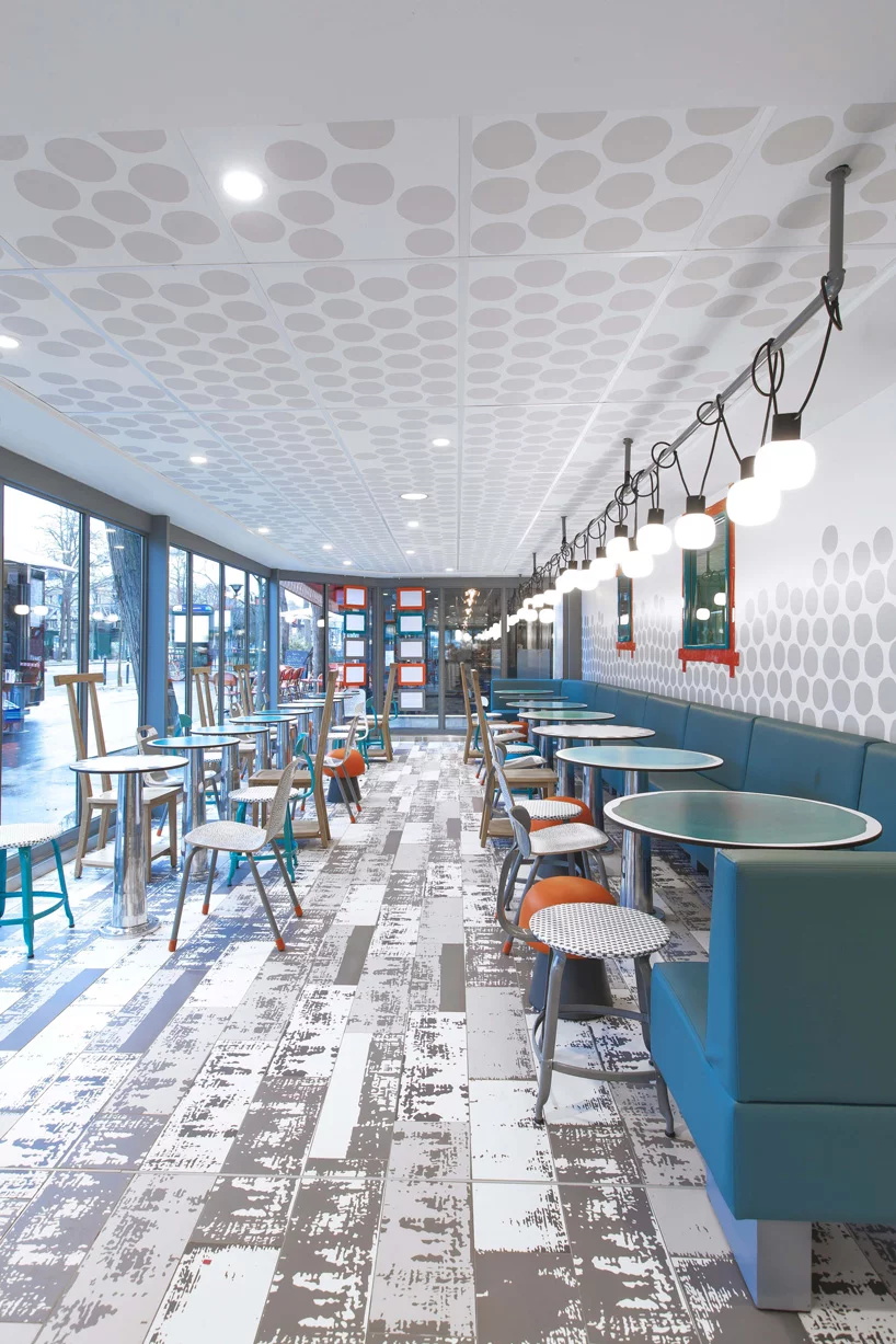 餐饮空间，餐饮设计，巴黎，麦当劳，现代风格，建筑改造