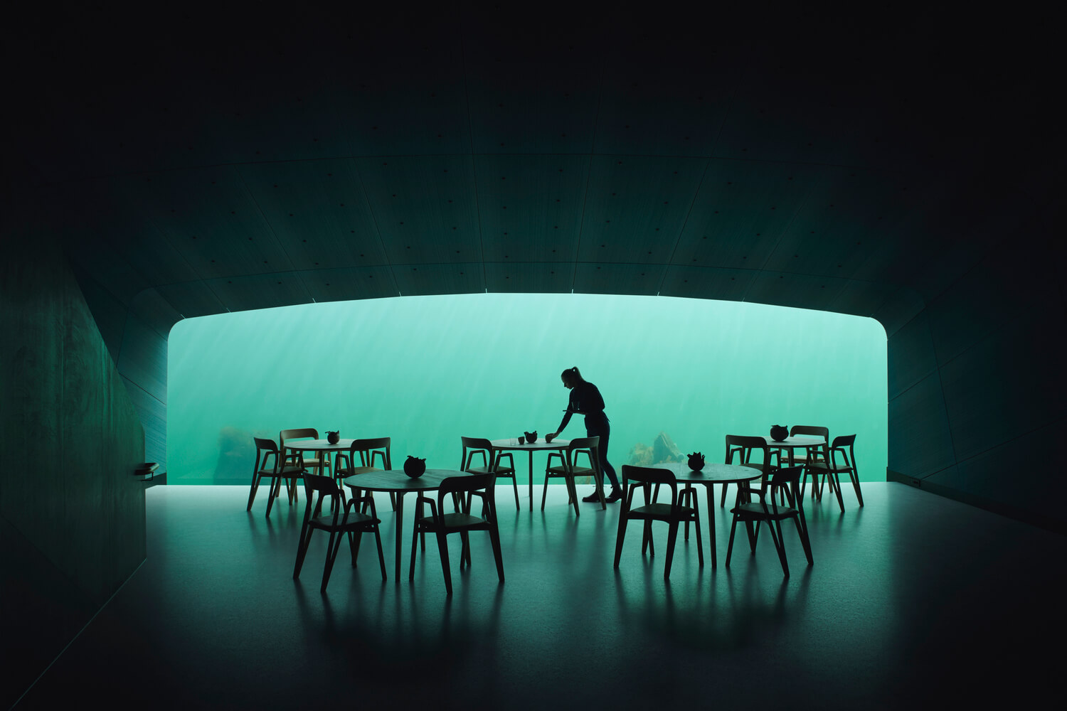 餐饮空间，餐饮设计，挪威，水下餐厅，国外餐饮空间设计，Snohetta