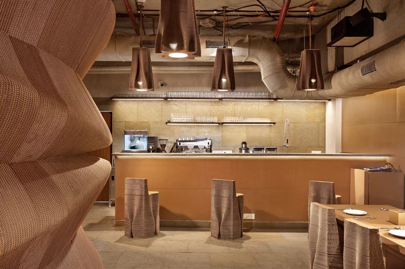 餐饮空间，咖啡馆设计，国外餐饮设计，孟买，建筑设计，NUDES咖啡馆