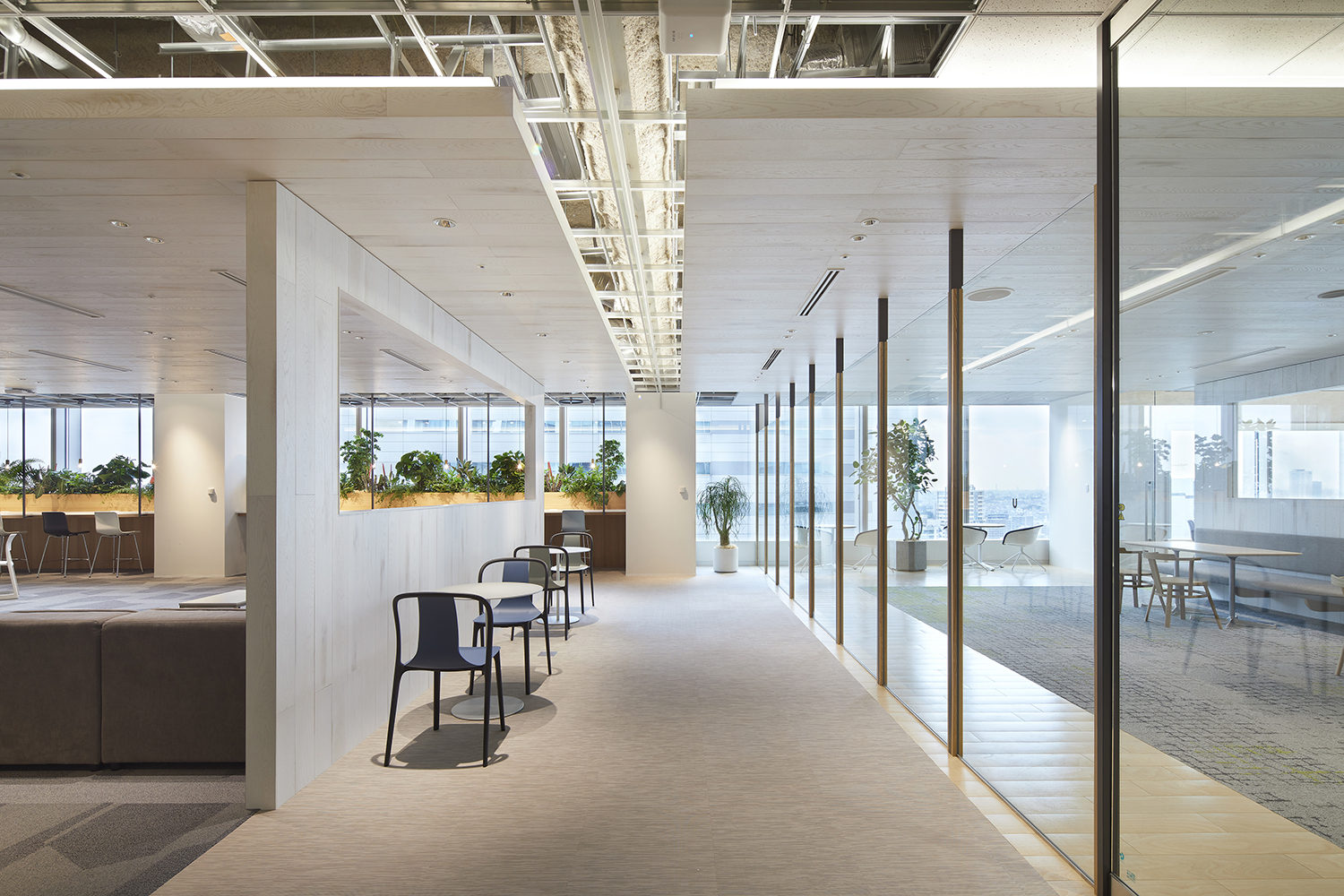办公空间，国外办公设计，现代风格，东京，集团总部
