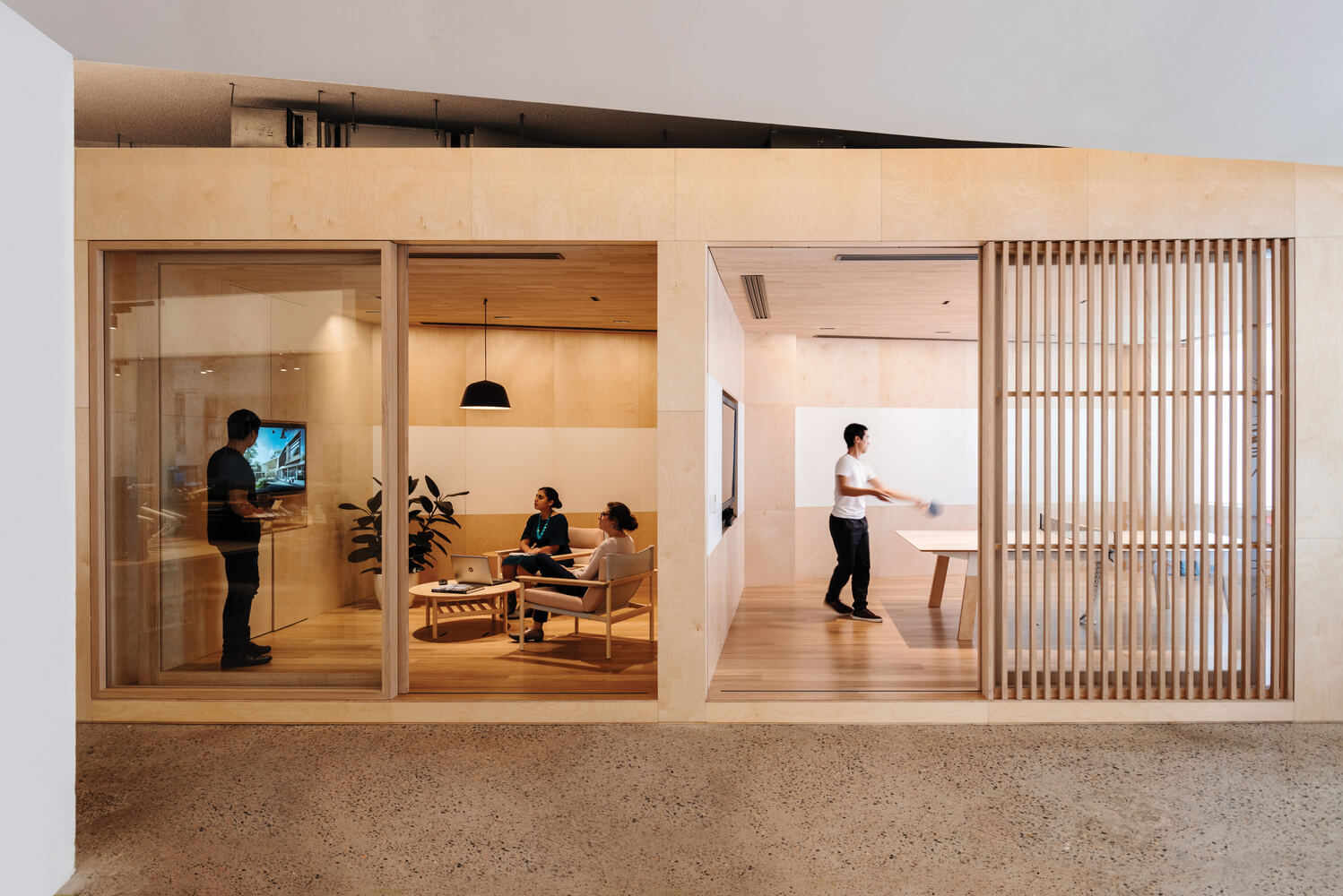 办公空间，国外办公设计，现代风格，悉尼，设计公司，Hayball 