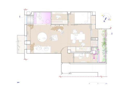 住宅空间，公寓改造，小户型，46平米住宅设计，木质空间