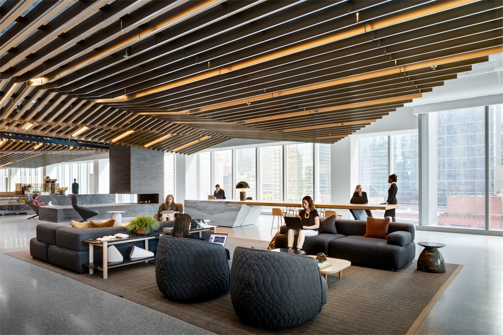 办公空间，凯悦集团全球总部，芝加哥，国外办公室设计，总部，Hyatt，Gensler