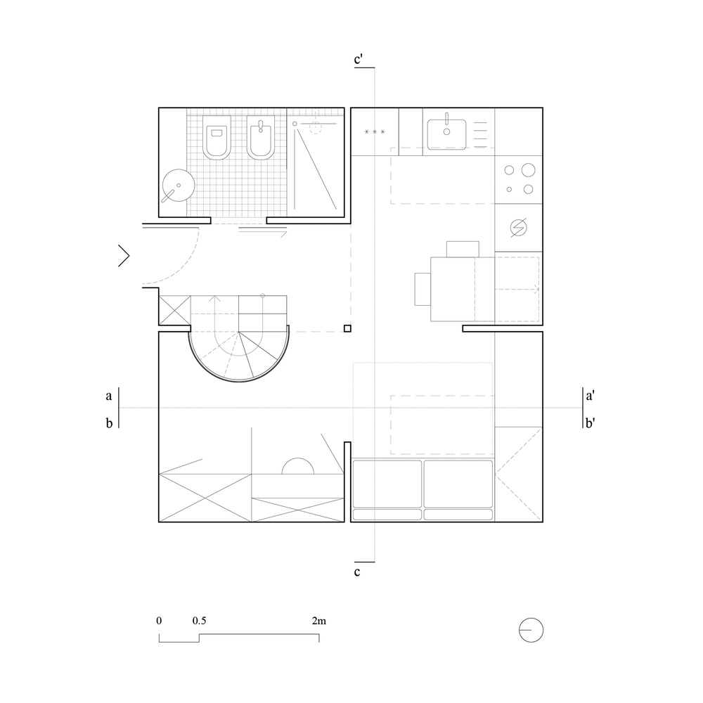 住宅空间，国外住宅空间设计，Untitled，米兰，loft公寓
