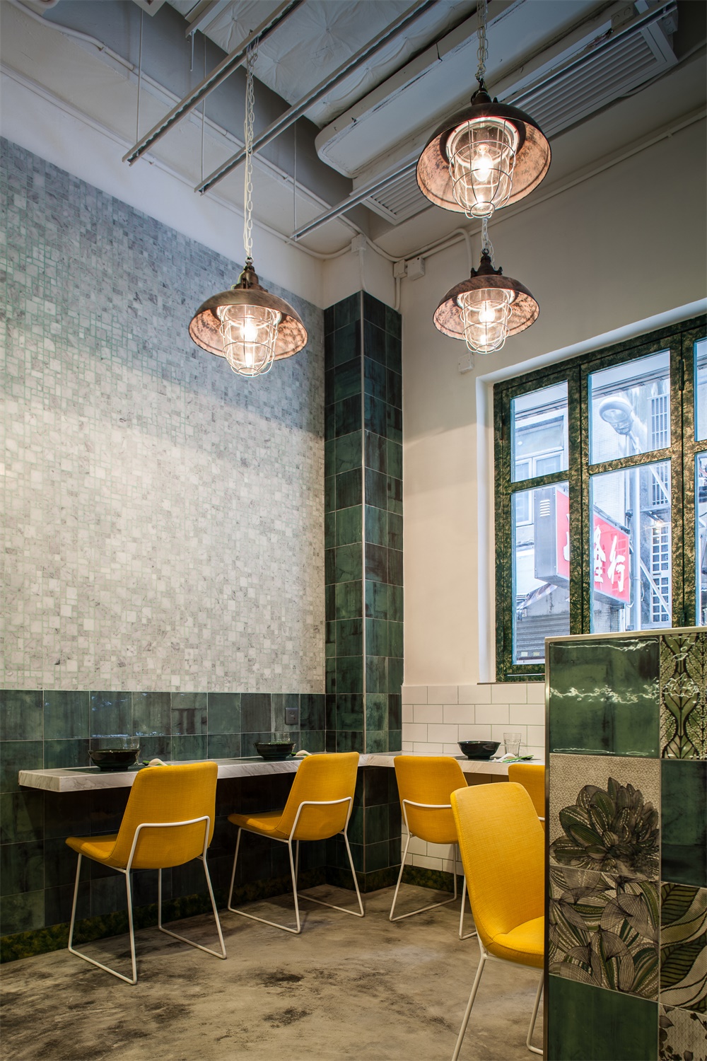 餐饮空间，面馆设计，香港上环，又又设计，香港面佬到，70平方米餐饮空间设计