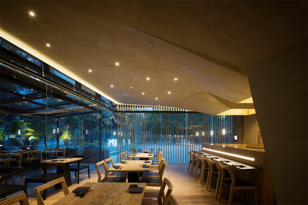 餐饮空间，寿司餐厅设计，墨西哥，Michan Architecture，寿司吧