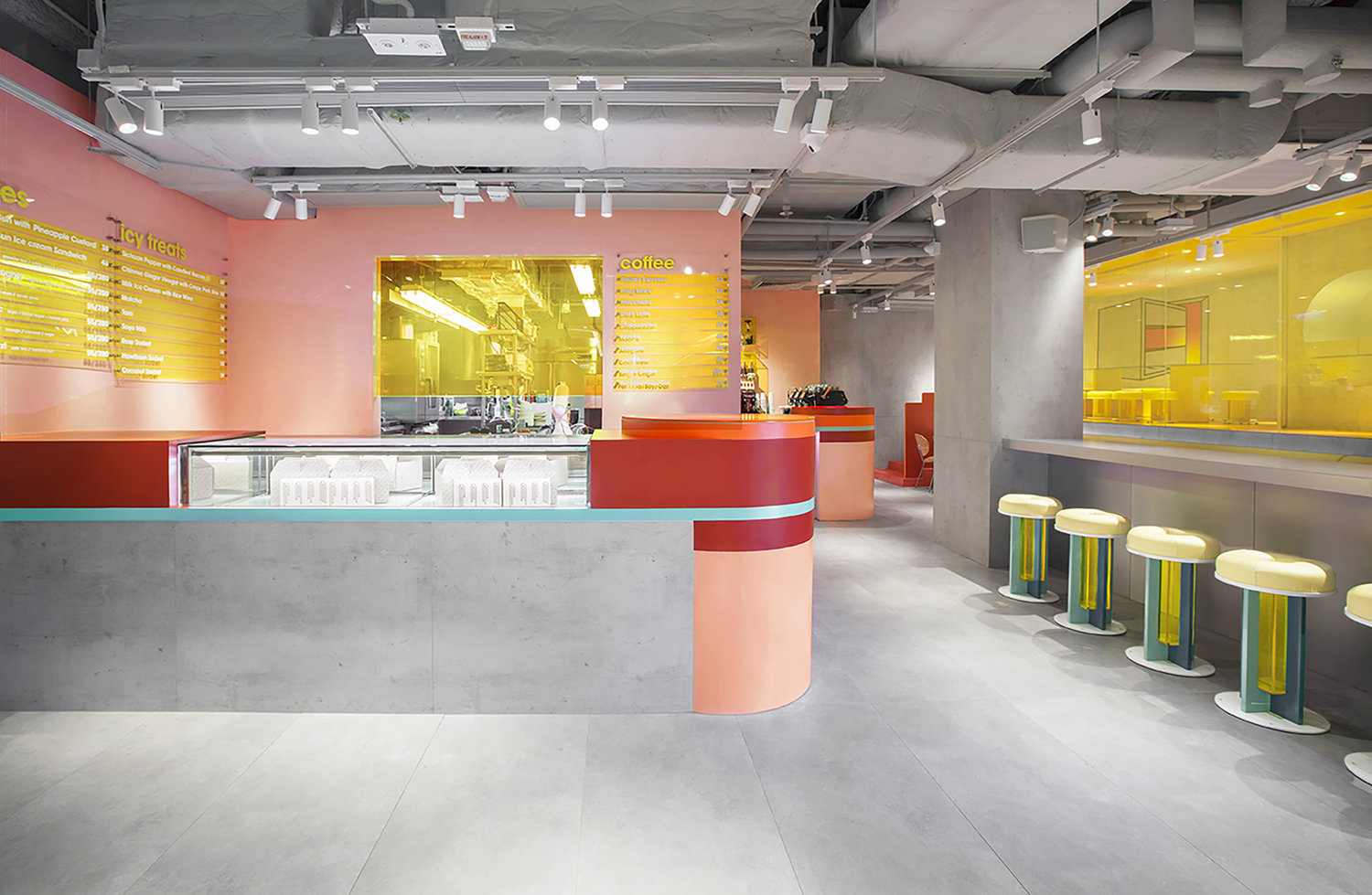 餐饮空间，甜品店设计，面包店设计，香港，马卡龙风格