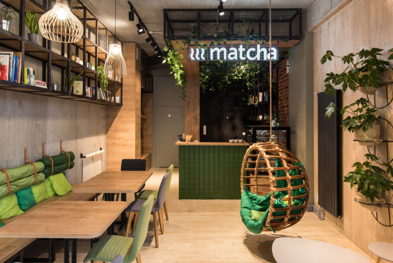 餐饮空间，茶饮店，甜品屋，日本美食，抹茶绿