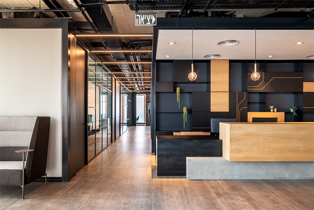 办公空间，国外办公室设计，以色列，木质空间，现代风格办公室