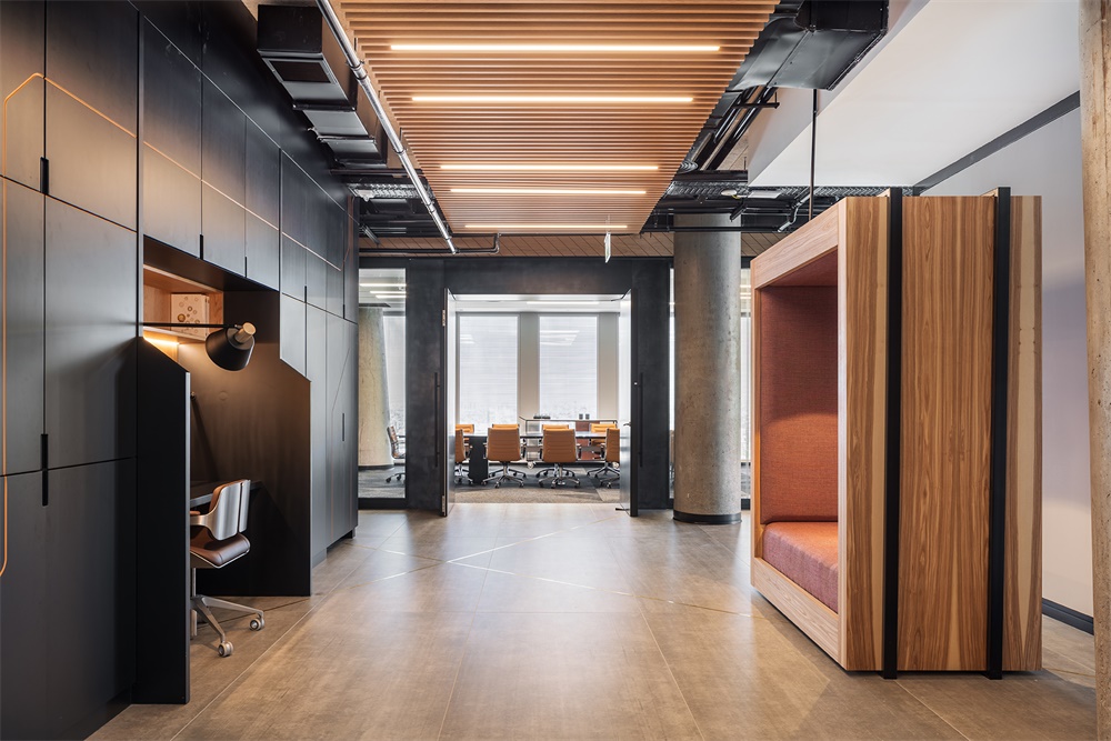 办公空间，国外办公室设计，以色列，木质空间，现代风格办公室