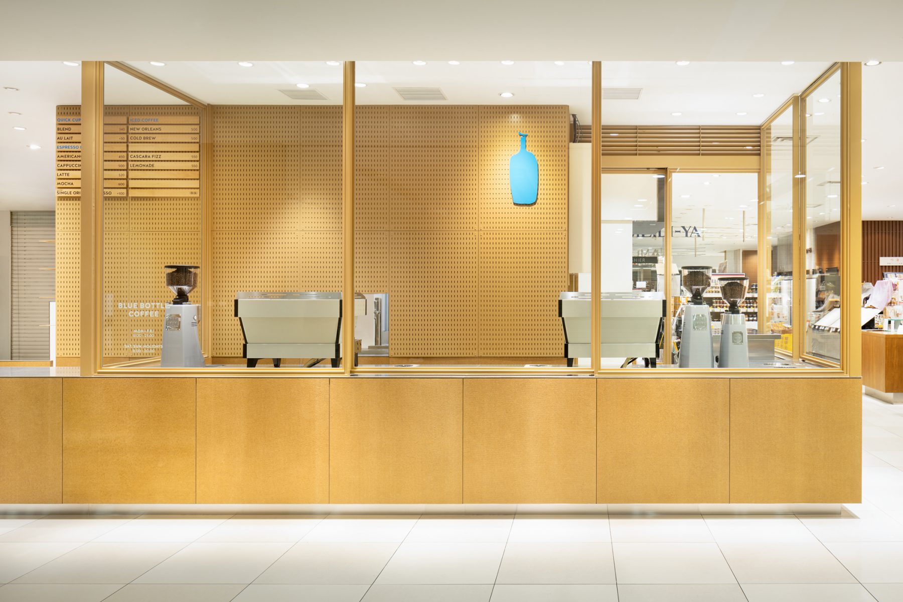 餐饮空间，Blue Bottle Coffee，蓝瓶咖啡，Schemata Architects，东京，小空间