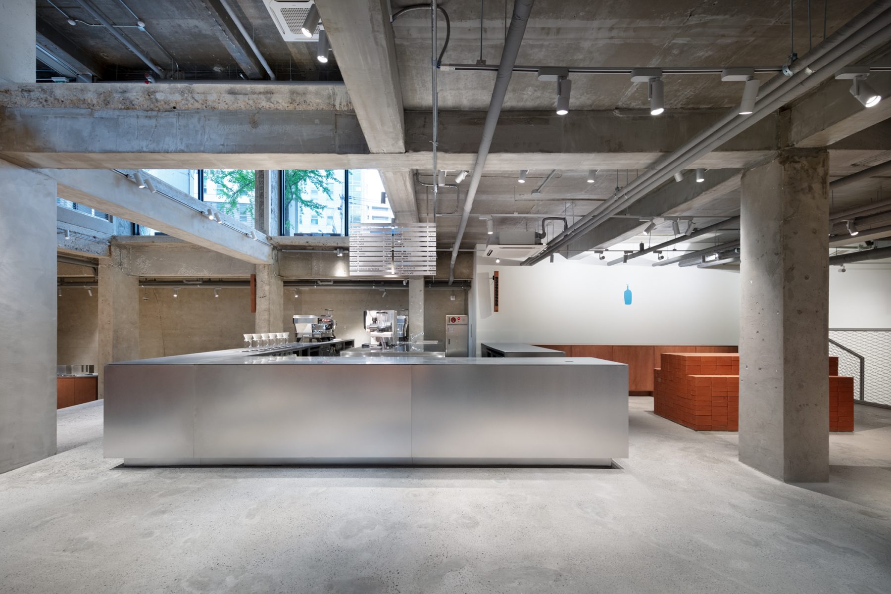 餐饮空间，Blue Bottle Coffee，蓝瓶咖啡，Schemata Architects，首尔，咖啡馆设计