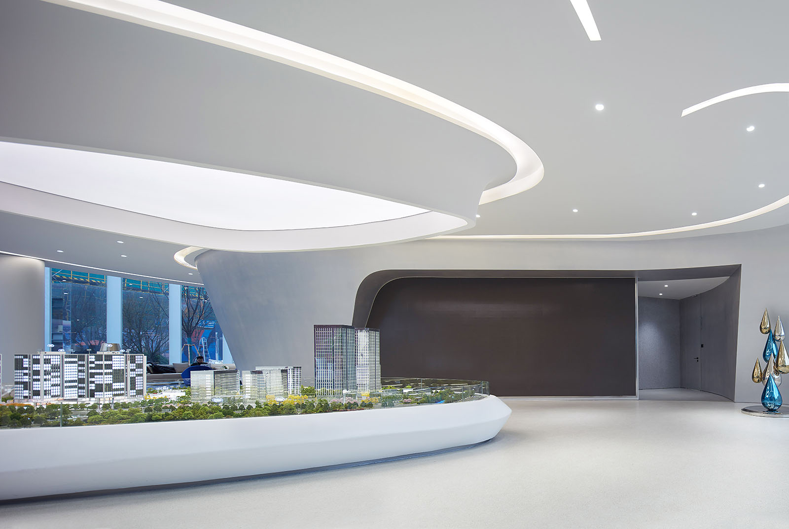 商业空间，杭州，运河万科中心，于强室内设计师事务所，沃屋陈设，项目投稿
