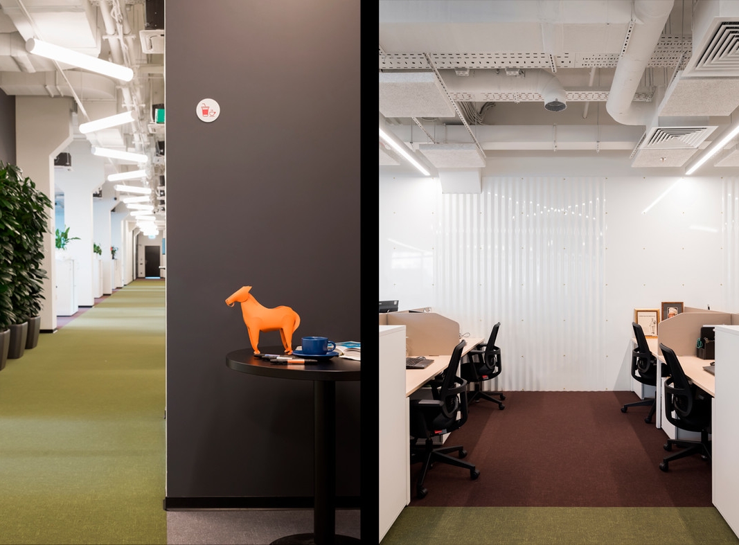 办公空间，现代风格办公室，KFC办公室，国外办公室设计，肯德基办公室