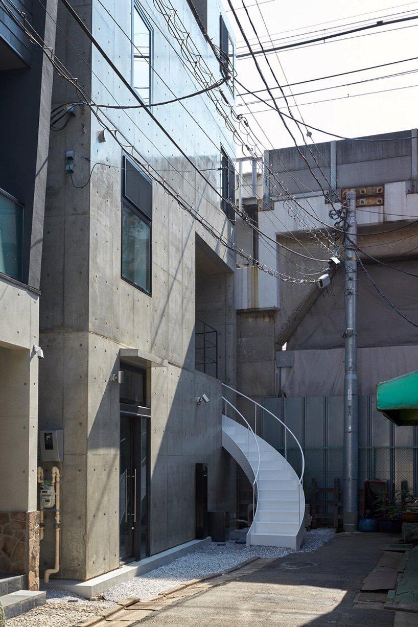 住宅空间，东京，御手洗龍建築設計，国外住宅设计，商住一体