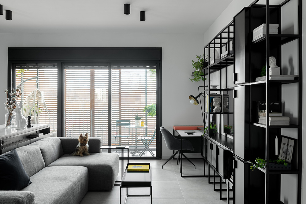 住宅空间，国外住宅空间设计，极简风格，黑白系公寓，公寓设计