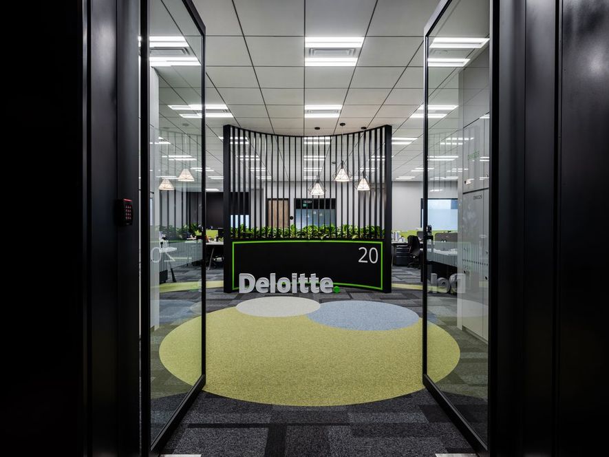 办公空间，开放式办公，简兆芝室内设计，Deloitte Taiwan，项目投稿