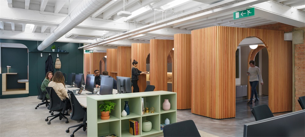 办公空间，Airbnb办公室，伦敦，Threefold Architects