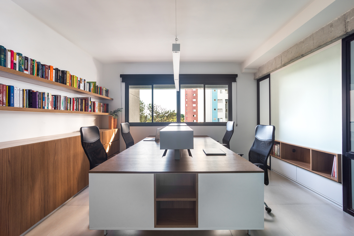 办公空间，建筑改造，小型工作室，AB&D Office，巴西，50平米办公室设计