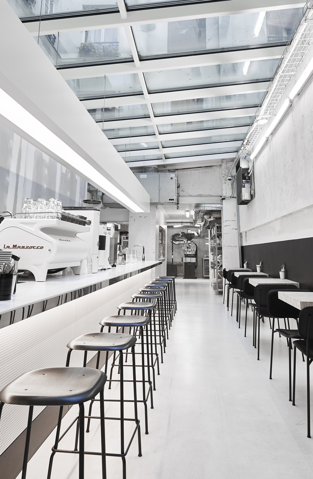 餐饮空间，巴黎，咖啡店，国外咖啡厅设计，LOFT工业风格，烘焙空间