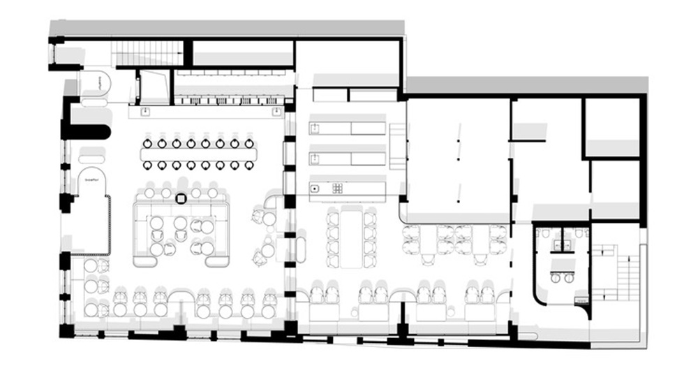 餐饮空间，东方文化，现代设计，Bosfor土耳其餐厅，AD Project Dorohov，俄罗斯罗斯托夫州