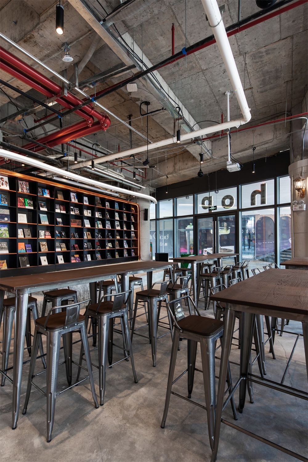 商业空间，广州书店设计，书店设计，广州，1200bookshop，负空间设计，项目投稿