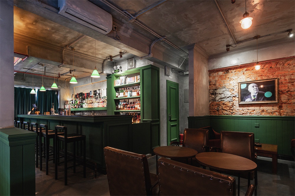 餐饮空间，酒吧设计，HEMINGWAY酒吧，广州，海明威小酒吧，负空间设计，项目投稿