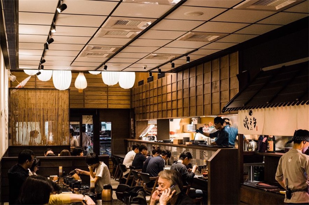 餐饮空间，弄木人文空间，日式餐厅设计，日式风格，台湾设计，open design，项目投稿