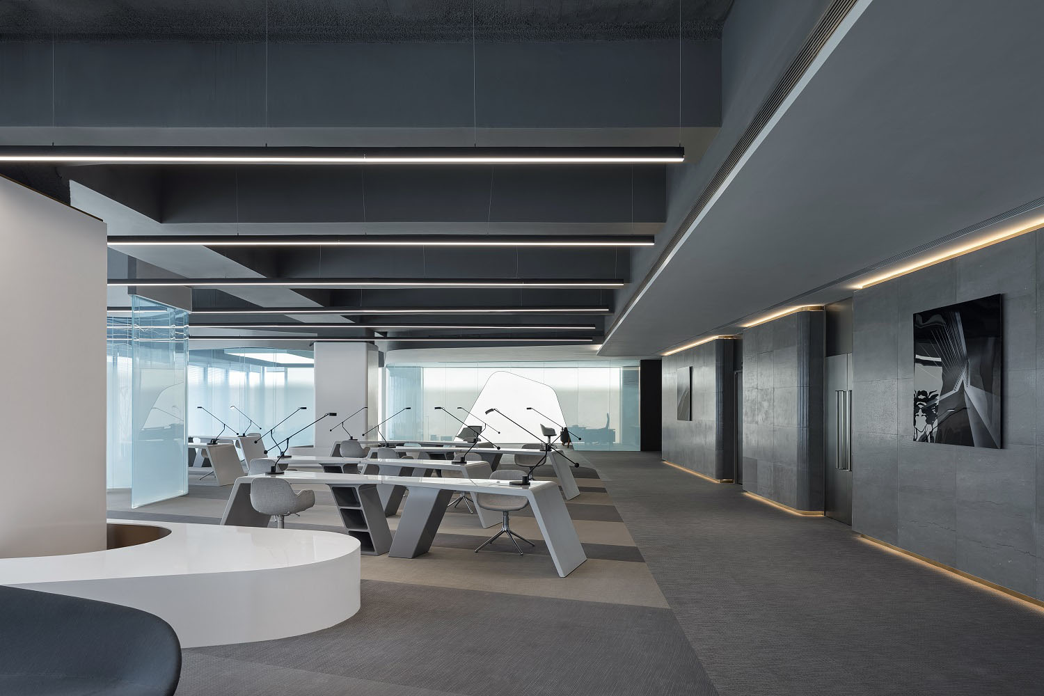 YuQiang&Partners，于强设计，展示中心，办公室样板房设计，办公室，项目投稿