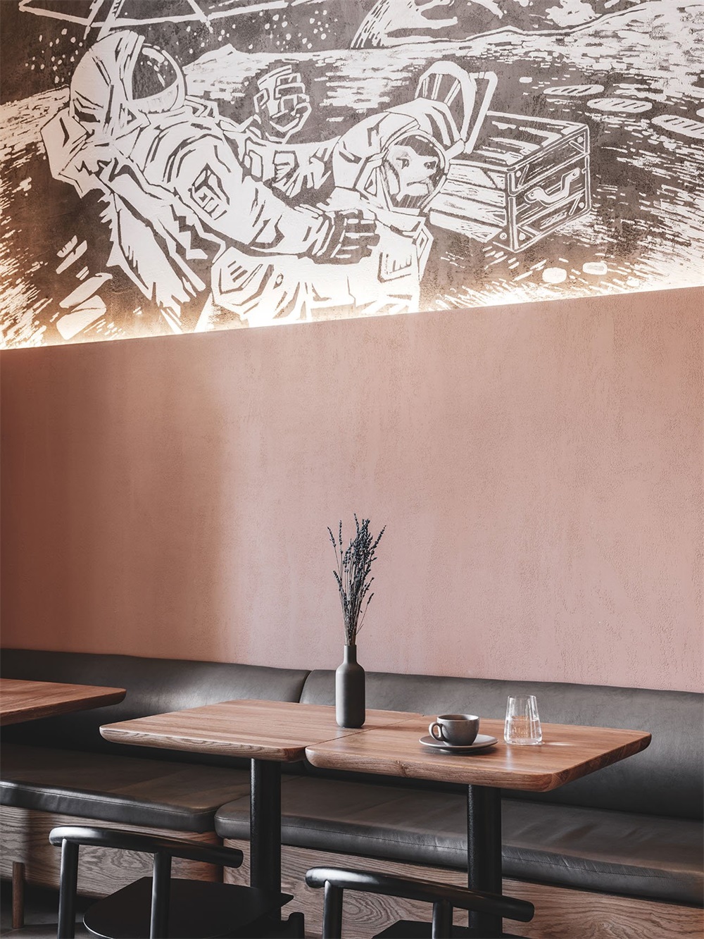 餐饮空间，咖啡厅设计，莫斯科，复古主义，Asthetique，CaféPolet咖啡馆