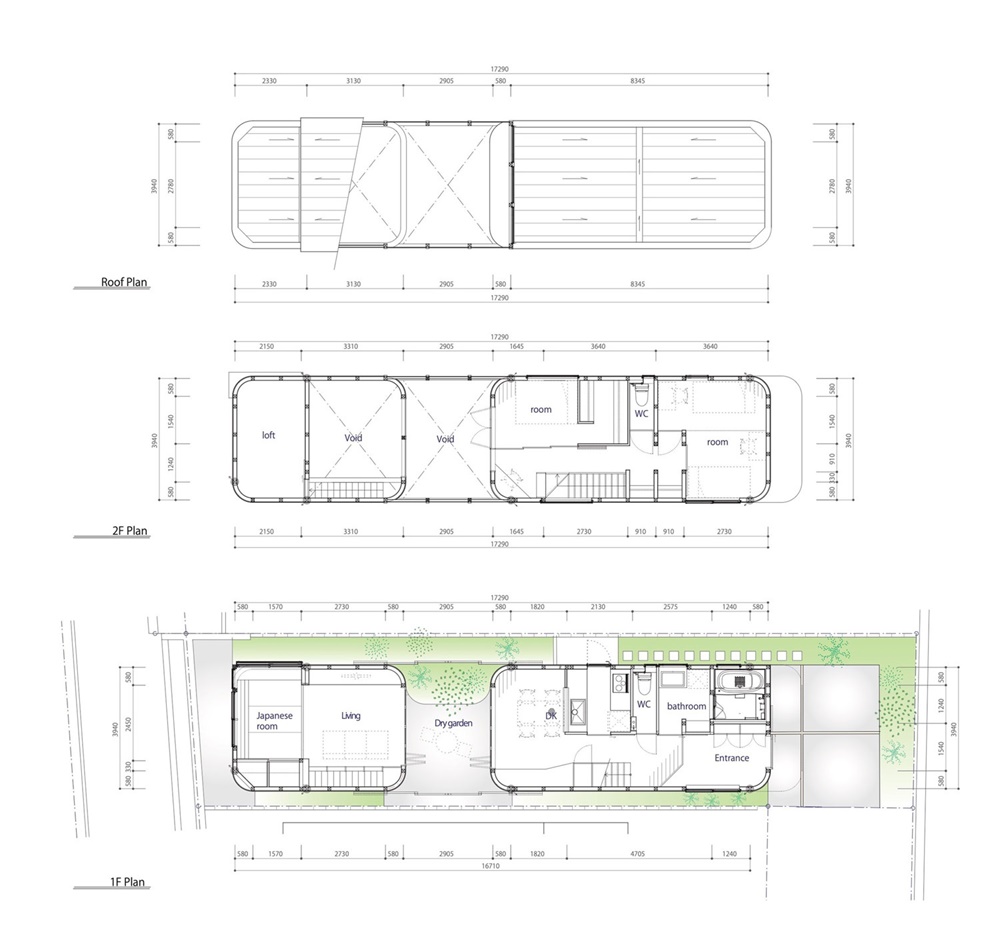住宅空间，日本住宅设计，SAI STUDIO，大阪，日式住宅空间