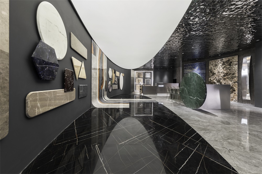 李振杰“太空”石材展厅，石材展厅设计，工装展厅，西德尼石材展厅，项目投稿