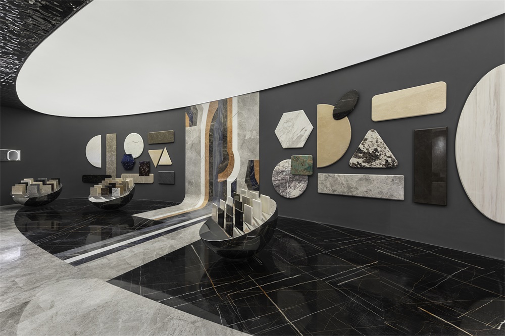 李振杰“太空”石材展厅，石材展厅设计，工装展厅，西德尼石材展厅，项目投稿