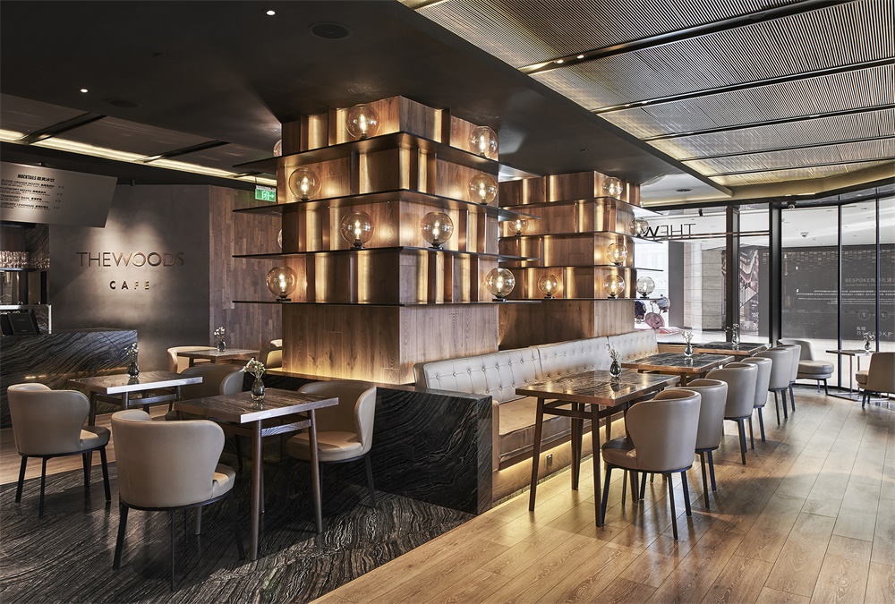 餐饮空间，北京王府中环，THE WOODS CAFÉ，FUNUN LAB，咖啡厅设计，项目投稿