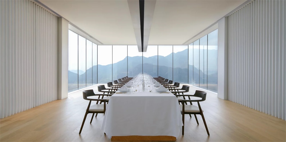 餐饮空间，餐厅设计，“漂浮的岛屿”，C+ Architects，重庆，懒坝大地艺术节，法式餐厅设计