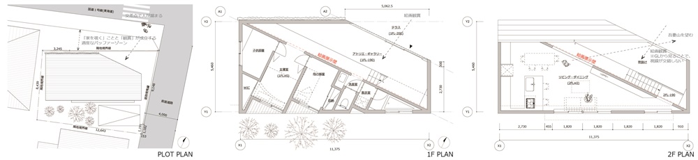 住宅空间，日本独立住宅设计，住宅兼工作室，神奈川，日本住宅设计，DOG