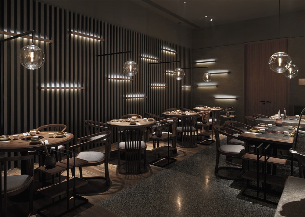 餐饮空间，尽膳口福，跷脚牛肉，FUNUN LAB，中餐厅设计，项目投稿