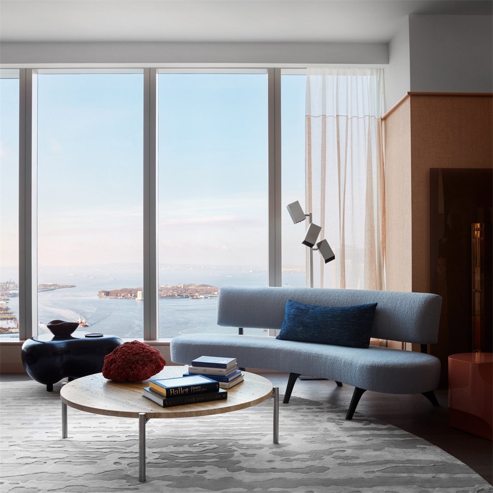 住宅空间，豪华公寓设计，Jamie Bush，样板间设计，曼哈顿豪宅，曼哈顿壹号广场