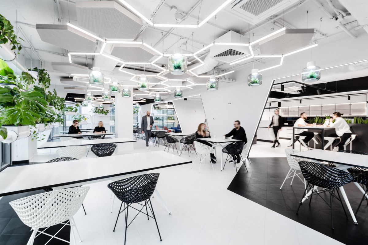 办公空间，未来主义设计，科幻感办公室，科技公司办公室，波兰华沙