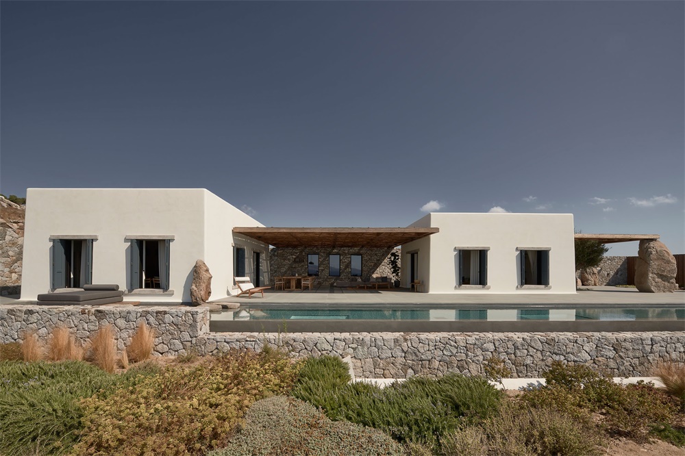 爱琴海度假住宅，度假别墅设计，K-Studio，现代主义住宅，现代住宅设计
