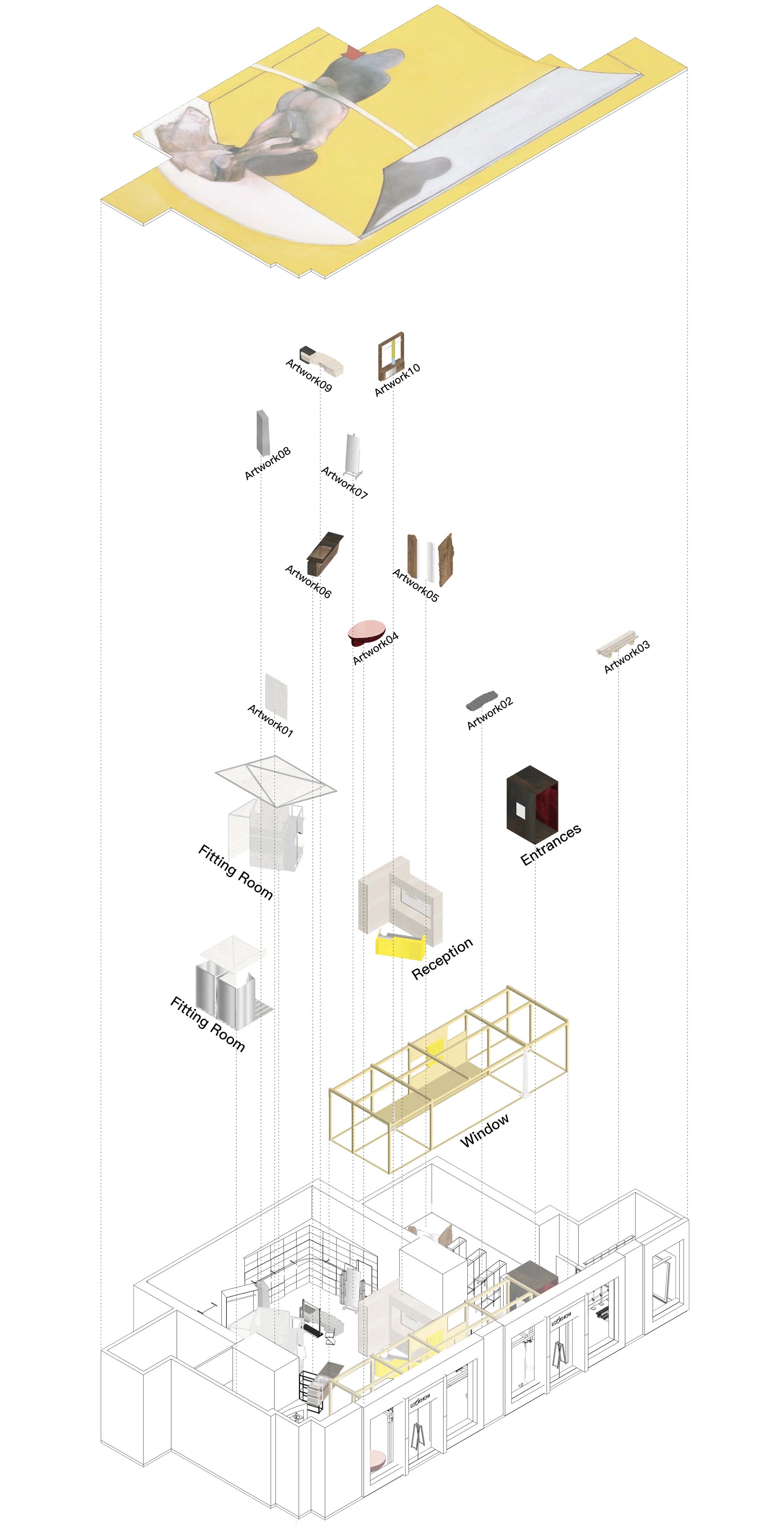 Sò Studio设计,LOOKNOW新天地旗舰店设计,旗舰店设计,商业空间设计设计,上海LOOKNOW旗舰店设计,上海商业空间设计,上海设计