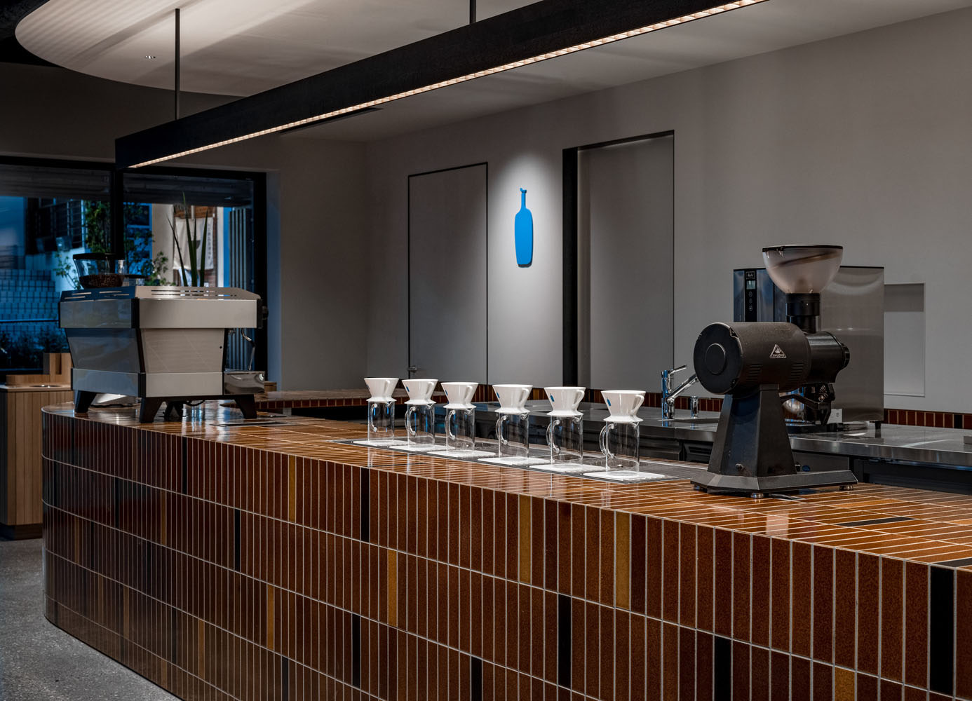 Blue Bottle Coffee,蓝瓶咖啡,小蓝瓶咖啡店,网红咖啡店,咖啡店设计案例,216㎡咖啡店设计