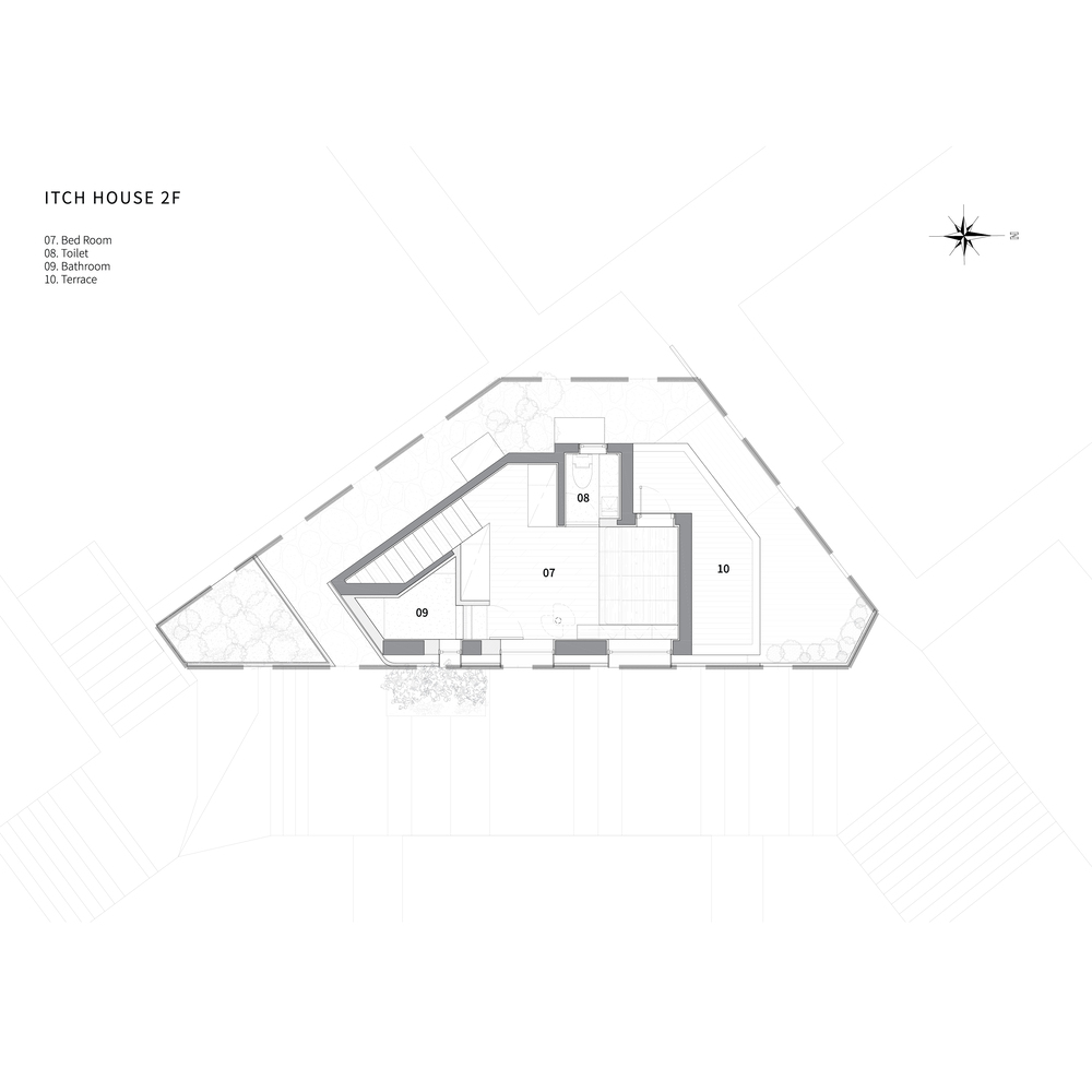 Atelier ITCH,国外住宅设计,小户型设计案例,Atelier ITCH,韩国设计,设计师的家,独栋建筑设计,50㎡
